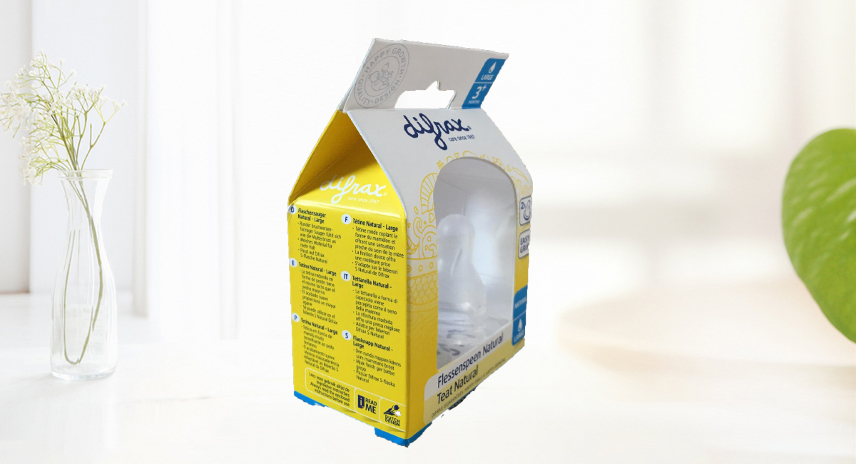 奶嘴產品包裝膠盒詳情圖